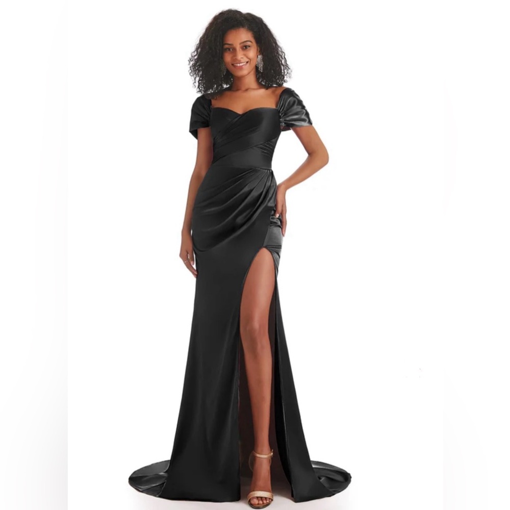Off The Shoulder Mermaid Satin Gown